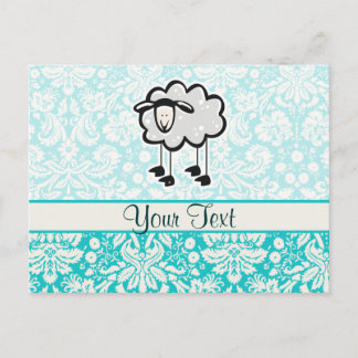 Sheep; Cute Postcard