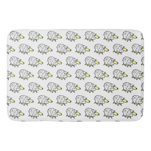 Sheep Design Bath Mat
