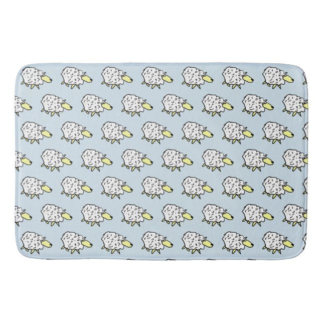 Sheep Design Bath Mat (Front)