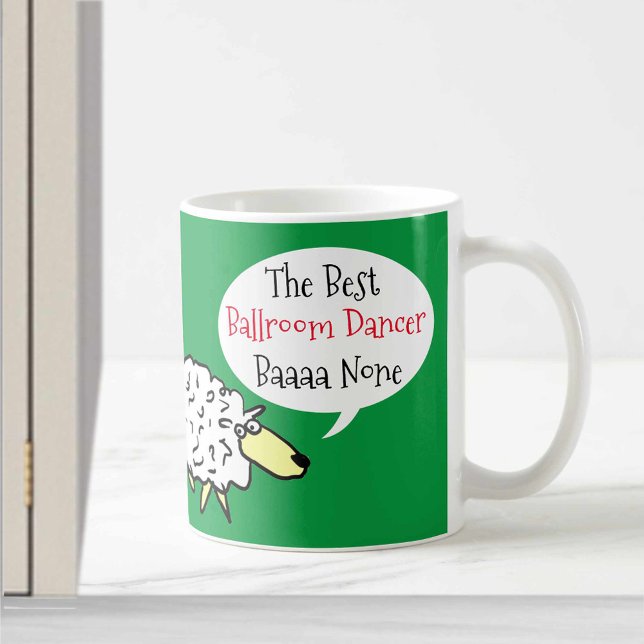 Sheep Design Best Ballroom Dancer Coffee Mug (Creator Uploaded)