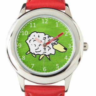 Sheep Design Cartoon Watch