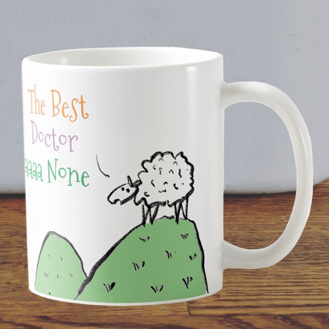 Sheep Design for a Doctor Coffee Mug (Creator Uploaded)
