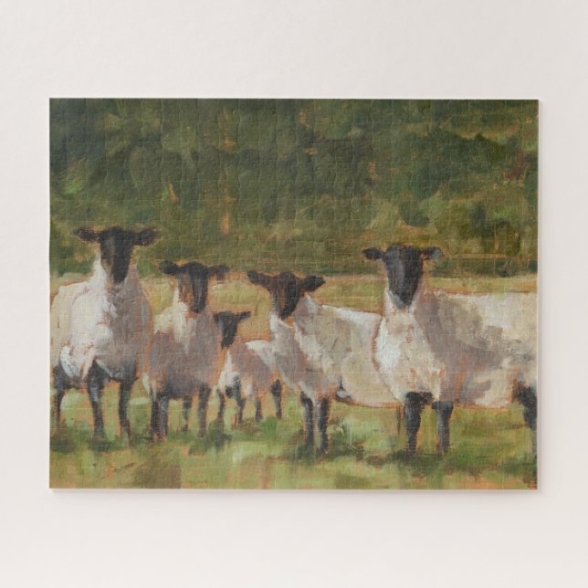 Sheep Family Jigsaw Puzzle (Horizontal)