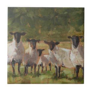 Sheep Family Tile