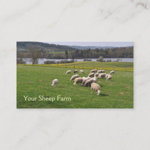 Sheep farm business card