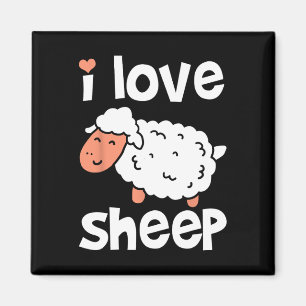 Sheep Farmer Animal Magnet