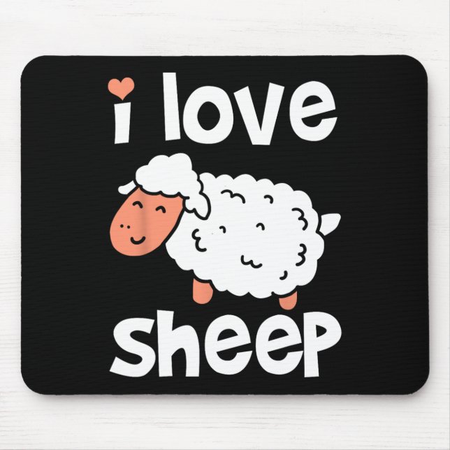 Sheep Farmer Animal  Mouse Pad (Front)