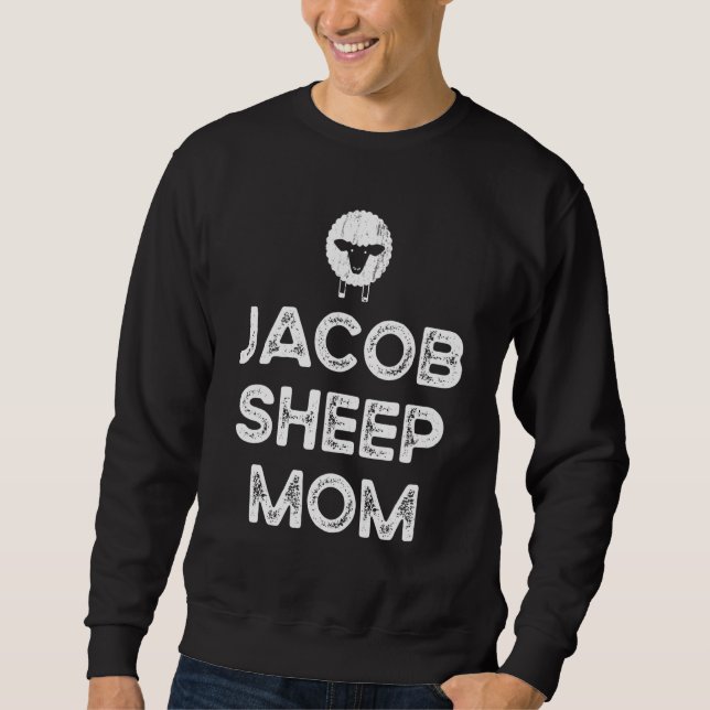 Sheep Farmer Dad Father - Breeder Jacob Sheep_2 Sweatshirt (Front)