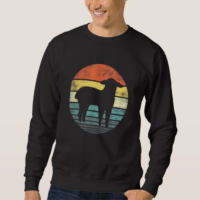 Sheep Farmer Retro Vintage Farm Tee (Front)