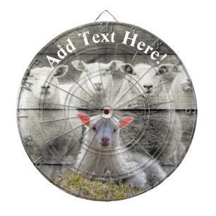 Sheep Flock Baby Lamb Dartboard