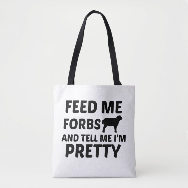 SHEEP FORBS FEED TOTE BAG (Front)