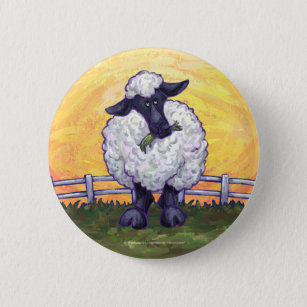 Sheep Gifts & Accessories 6 Cm Round Badge