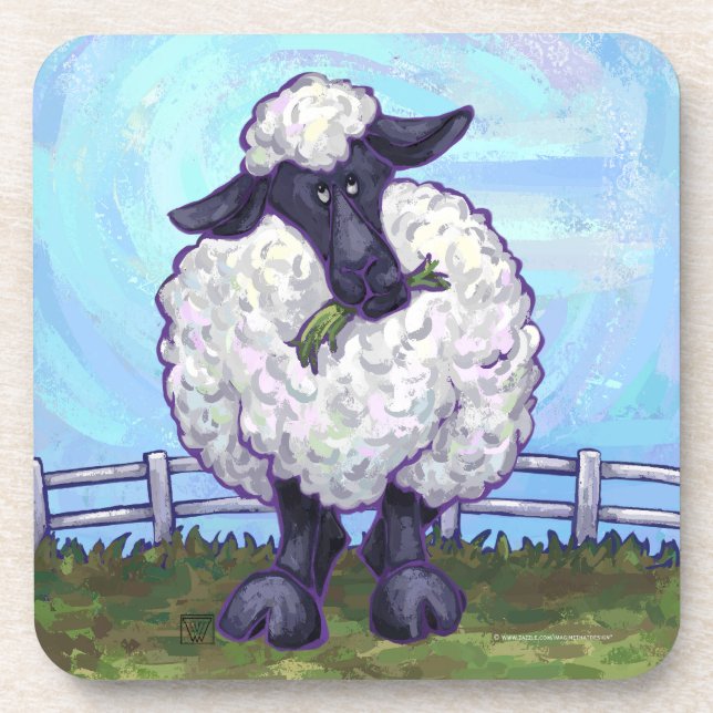 Sheep Gifts & Accessories Coaster (Front)