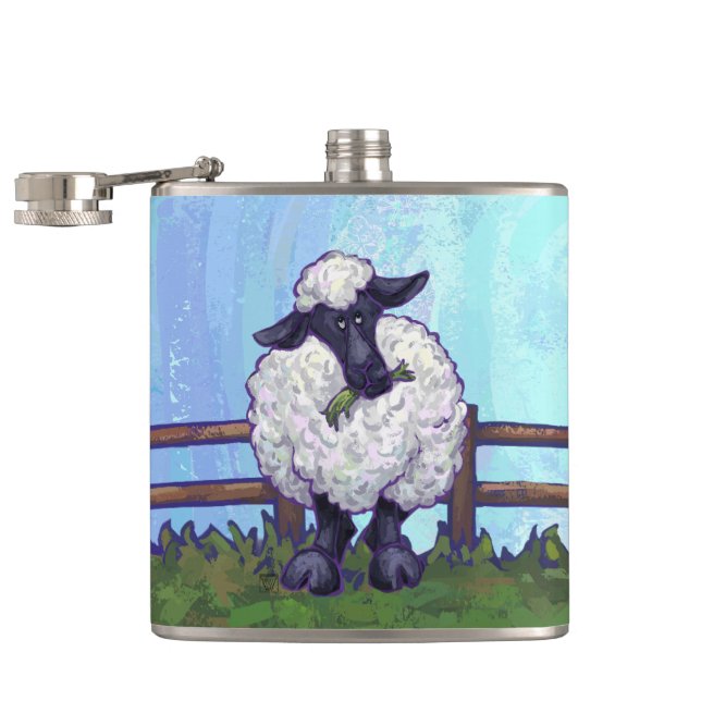 Sheep Gifts & Accessories Hip Flask (Opened)