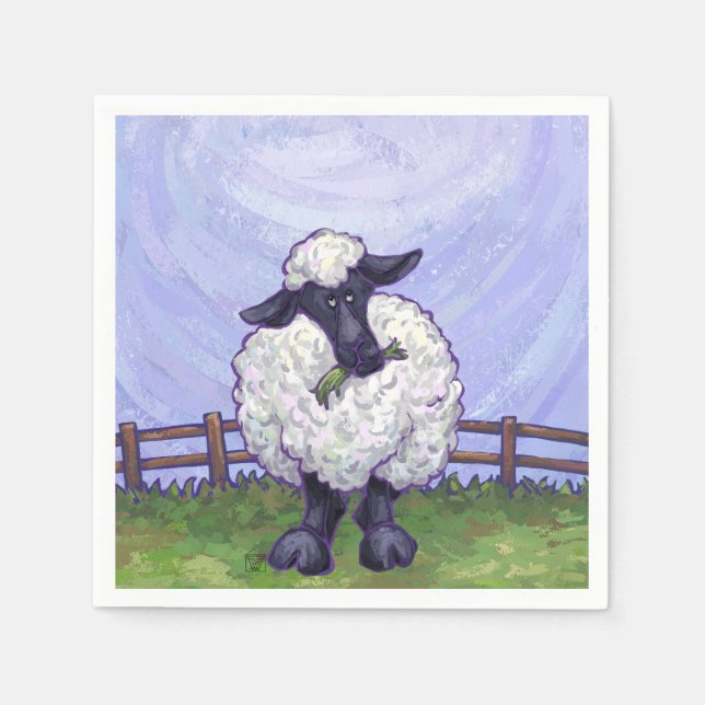 Sheep Gifts & Accessories Napkin (Front)