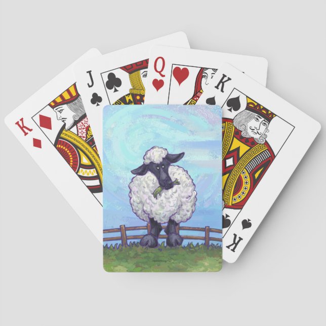 Sheep Gifts & Accessories Playing Cards (Back)