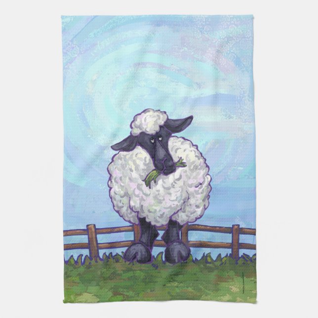 Sheep Gifts & Accessories Tea Towel (Vertical)