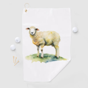 Sheep Golf Towel