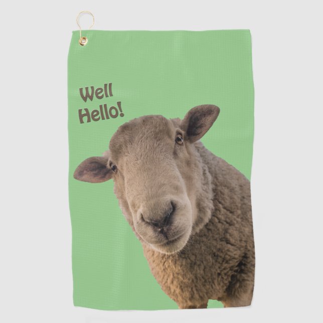 Sheep Golf Towel (Front)