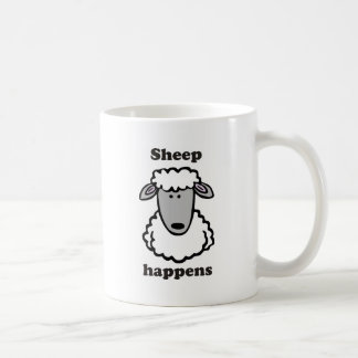 Sheep happens coffee mug