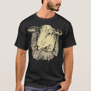 Sheep Head Flock Herder Homestead Farmer T-Shirt