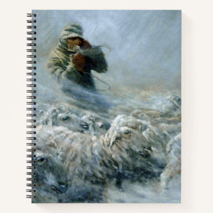 Sheep Herder, Storm by Newell Convers Wyeth Notebook