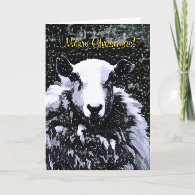 SHEEP HOLIDAY CARD (Front)