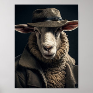 Sheep in Human Clothes Poster