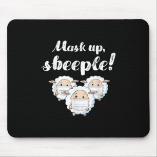 Sheep in mask   Animal Lovers Perfect Gift Mouse Pad