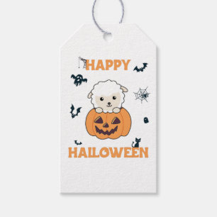 Sheep In Pumpkin Cute Sheep Happy Halloween Gift T Tags
