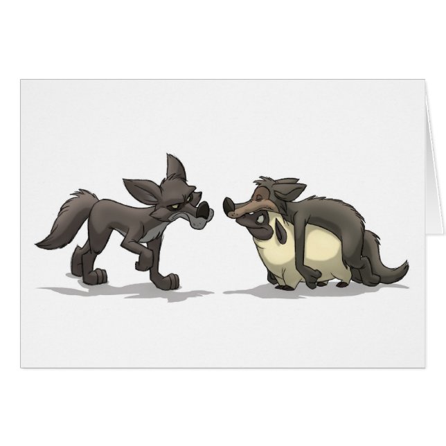 “Sheep in Wolf’s Clothing” Card (Blank Inside) (Front Horizontal)