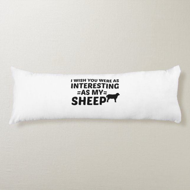 SHEEP INTERESTING BODY CUSHION (Front)