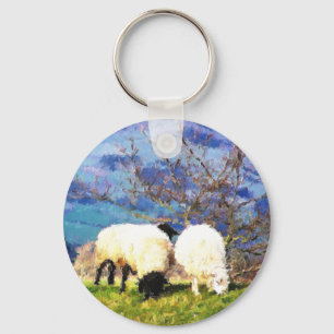 SHEEP KEY RING