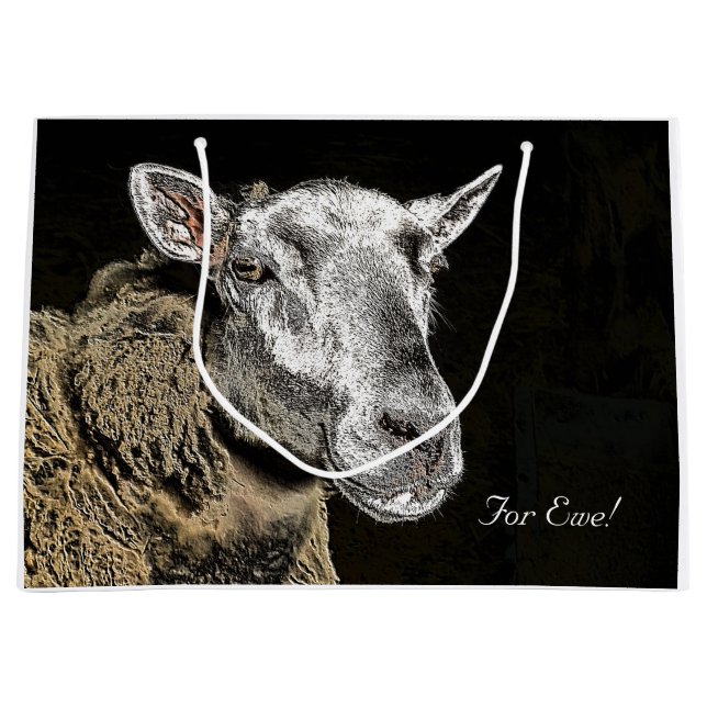 SHEEP LARGE GIFT BAG (Front)
