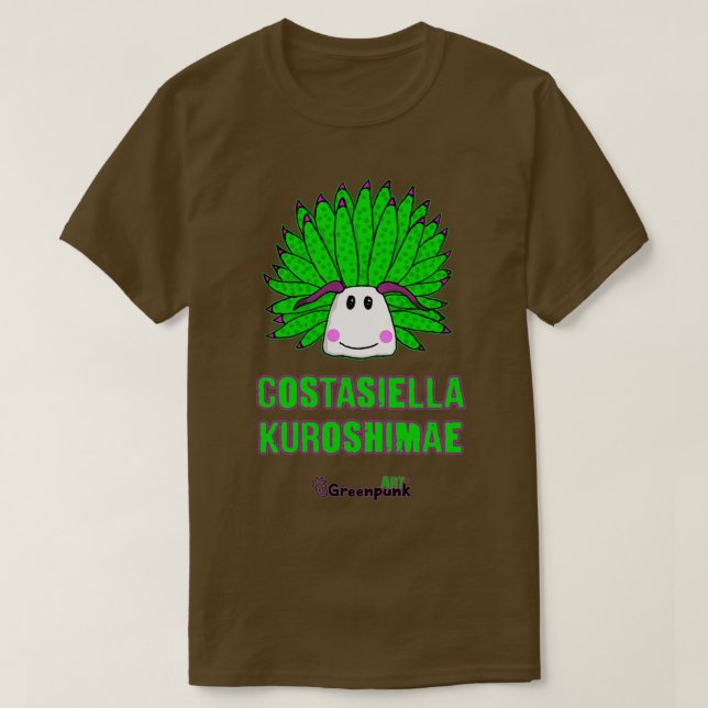 Sheep Leaf Slug T-Shirt (Design Front)