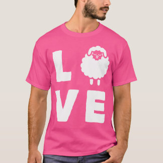 Sheep Love Sweet Schdchen Cute Lamb T-Shirt