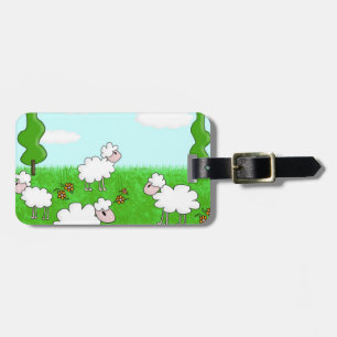 Sheep Luggage Tag