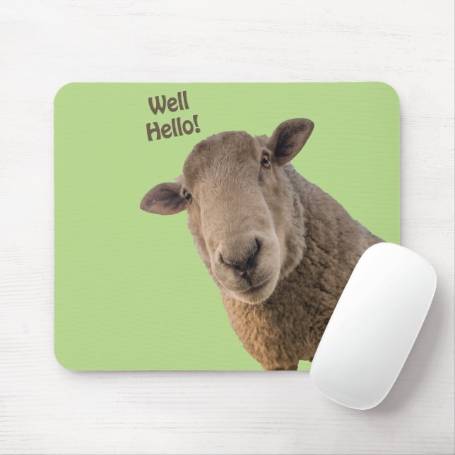 Sheep Mouse Pad (With Mouse)