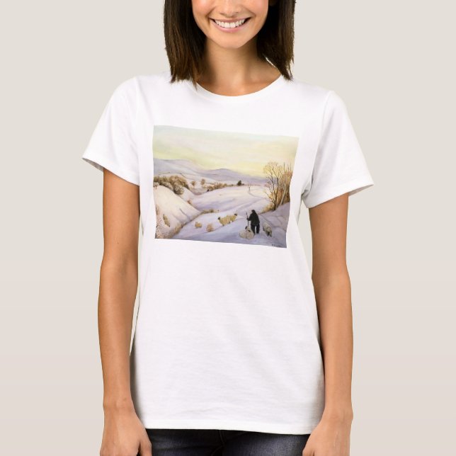 Sheep on the ridge T-Shirt (Front)