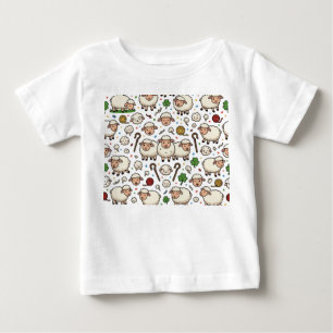 sheep pattern baby T-Shirt