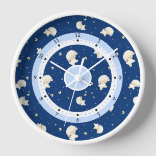 Sheep pattern clock