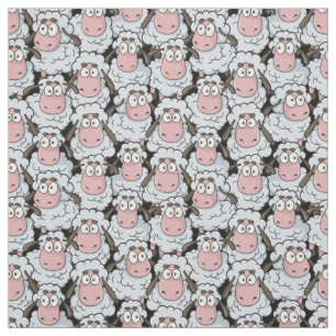 Sheep Pattern Fabric