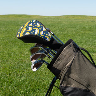 Sheep Pattern, Sleeping Sheep, Moon, Your Name Golf Head Cover