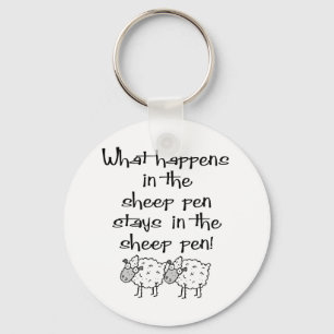 Sheep Pen Key Ring