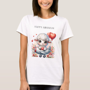Sheep Pilot Birthday T-Shirt