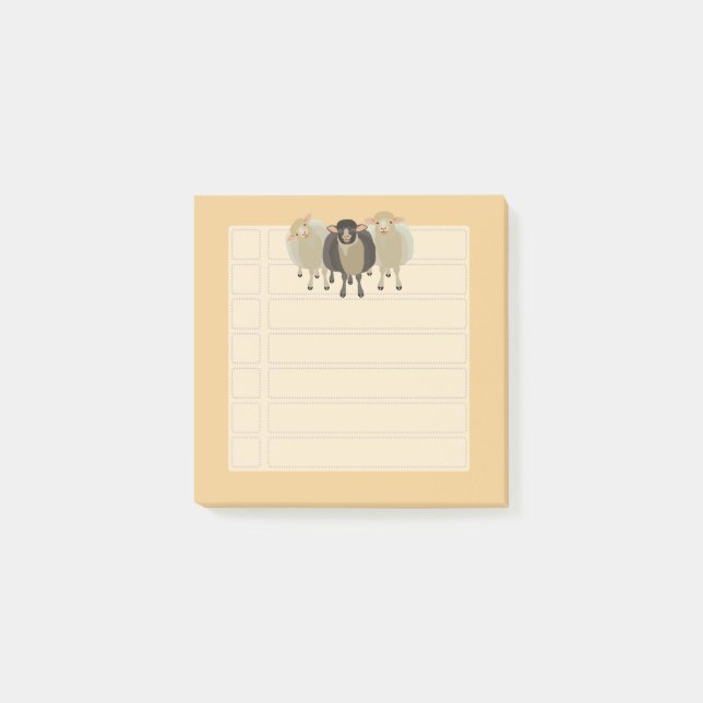 Sheep Post-it Notes (Front)