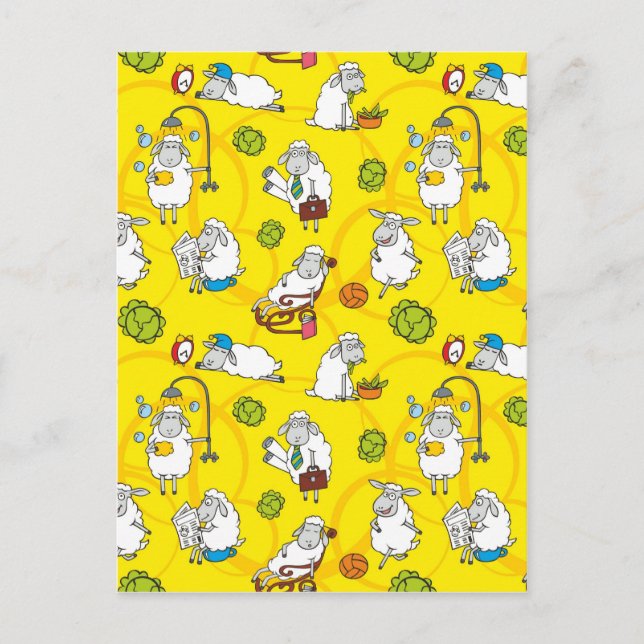 Sheep Postcard (Front)