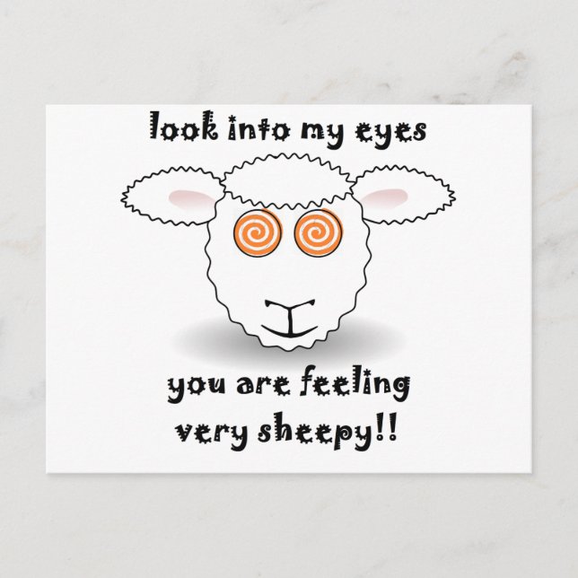 sheep postcard (Front)