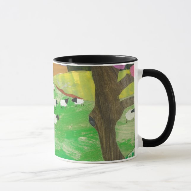 Sheep Ringer Mug (Right)