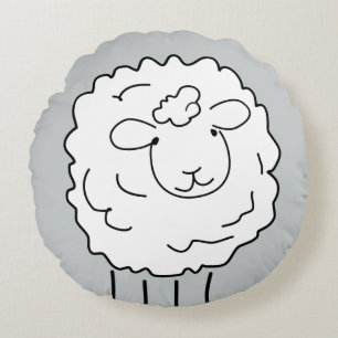 Sheep Round Cushion